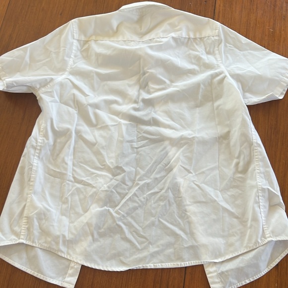Lands End short sleeve uniform w/scalloped collar (girls 10) - Picture 3 of 4